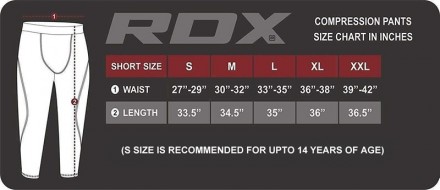 Компресійні штани RDX виготовлені з особливого еластичного матеріалу - система F. . фото 3