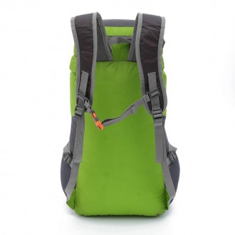 Складний туристичний рюкзак.

Матеріал: нейлон.
Ємність: 35L.
Кольори: зелен. . фото 8