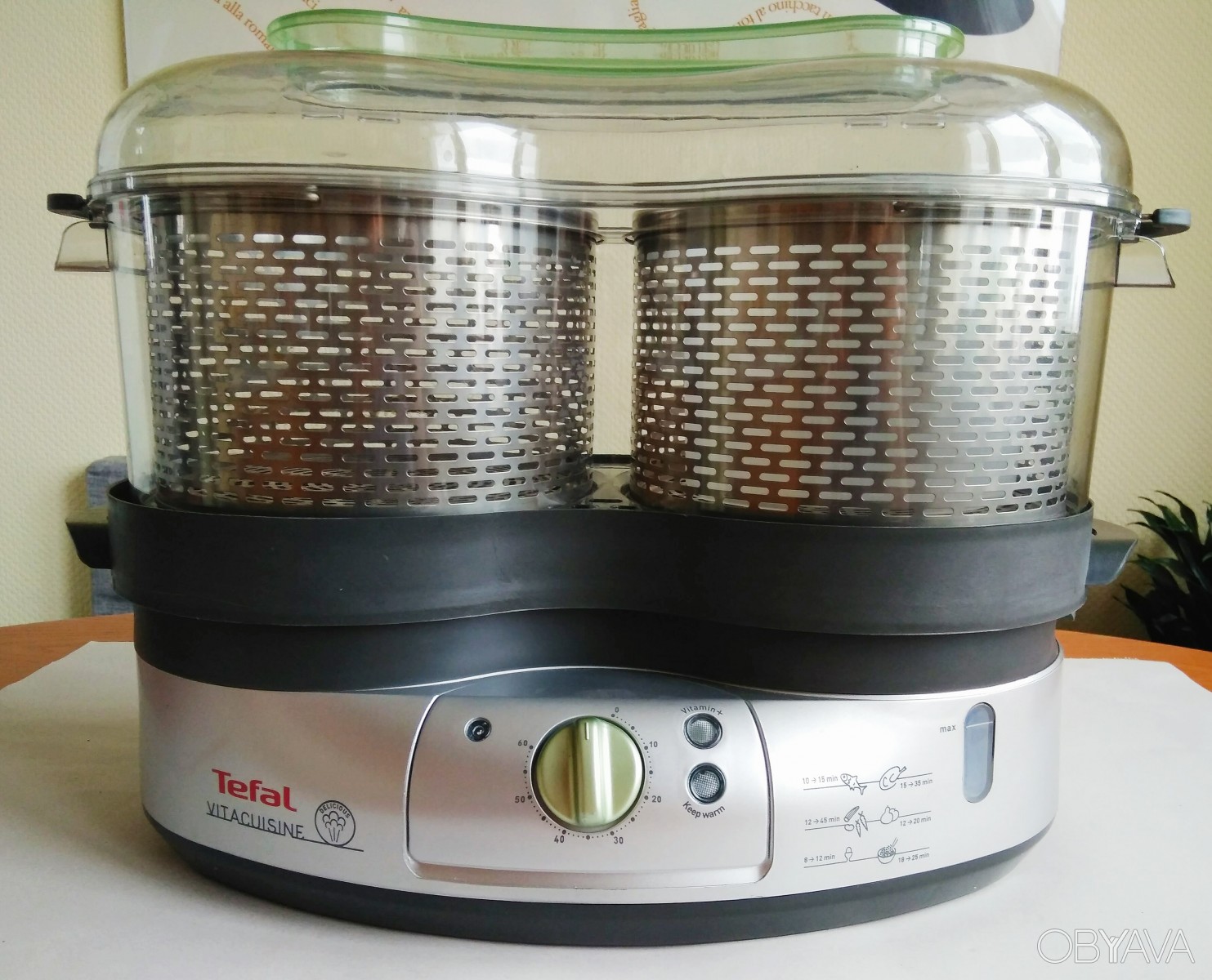 ᐈ Пароварка TEFAL VITACUISINE Steamer 3 in 1, приготовление нескольких блюд  сразу ᐈ Киев 1320 ГРН - OBYAVA.ua™ №1620643