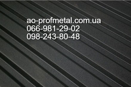 Профнастил черный РАЛ 9005 двухсторонний от производителя.
Толщина металла 0.42. . фото 2