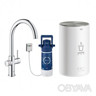 Змішувач для кухні с бойлером Grohe Red Duo 30083001 M-size виготовлений з латун. . фото 1