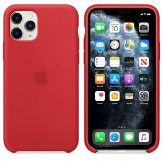 Чохол силіконовий для iPhone 11 Pro Max. Apple Silicone Case, колір "RED". Харків. фото 1 Чохол силіконовий для iPhone 11 Pro Max. Apple Silicone Case, колір "RED". Харків. фото 1
