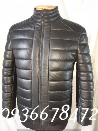 Чоловіча куртка з справжньої натуральної шкіри турецького виробництва по оптовим. . фото 3