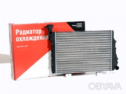 Радиатор охлаждения 2105 АвтоВаз (ОАТ ДААЗ) применяется на автомобилях ВАЗ 2105.. . фото 1