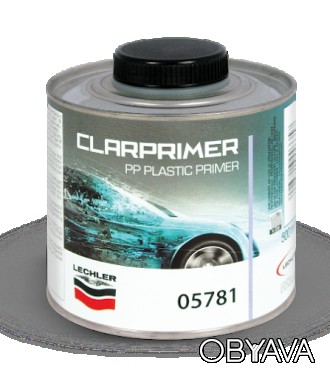
LECHLER 05781 1К Грунт для пластику CLARPRIMER (0.5 л) Безбарвний однокомпонент. . фото 1