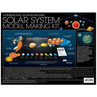 Набор для исследований 4M 3D-модель Солнечной системы позволяет смастерить ориги. . фото 4