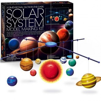Набор для исследований 4M 3D-модель Солнечной системы позволяет смастерить ориги. . фото 5