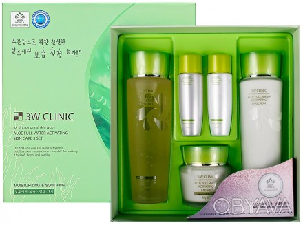 
Набор «Aloe Full Water Activating Skin 3 Kit Set» от южнокорейского бренда-прои. . фото 1