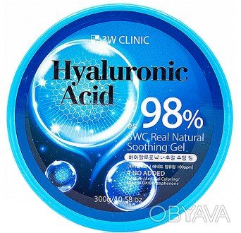 
Гель «Hyaluronic Acid Real Natural Soothing Gel 98%» от южнокорейского бренда-п. . фото 1