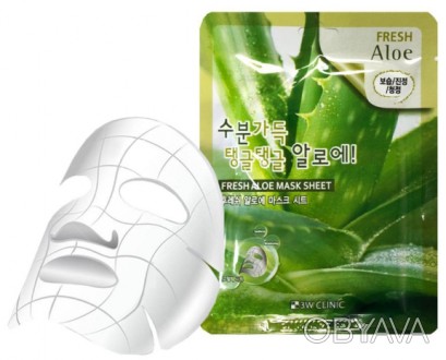 
Маска тканевая «Fresh Aloe Mask Sheet» от южнокорейского бренда-производителя «. . фото 1