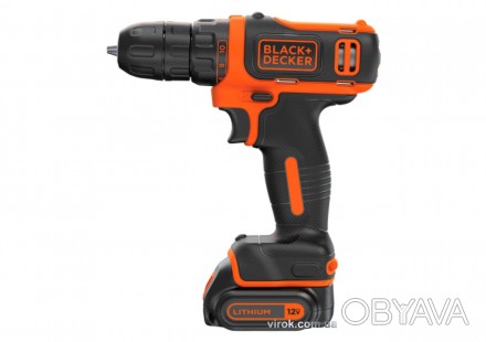 Акумуляторний дриль-шуруповерт BLACK + DECKER BDCD12_x000D_
Акумуляторний дриль-. . фото 1