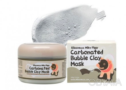 
Глиняно-пузырьковая маска «Сarbonated Bubble Clay Mask» от южнокорейского бренд. . фото 1