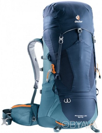 
Похідний жіночий рюкзак Deuter Aircontact Lite 50 + 10 SL Alpinegreen Forest з . . фото 1