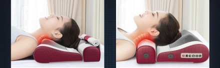 Массажная подушка Paradise роликовая для шеи и спины с функцией подогрева и аром. . фото 7