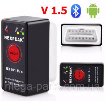 Автосканер NEXPEAK NX101 PRO ELM 327 V1.5 OBD2 Bluetooth 3.0 ДВІ ПЛАТИ чіп PIC18F25K80. Київ. фото 1 Автосканер NEXPEAK NX101 PRO ELM 327 V1.5 OBD2 Bluetooth 3.0 ДВІ ПЛАТИ чіп PIC18F25K80. Київ. фото 1