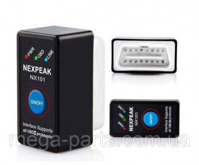 Автосканер діагностика ELM 327 NEXPEAK NX101 V1.5 OBD2 mini Bluetooth + КНОПКА. Київ. фото 1 Автосканер діагностика ELM 327 NEXPEAK NX101 V1.5 OBD2 mini Bluetooth + КНОПКА. Київ. фото 1