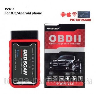 NEW Автосканер ELM327 v1.5 OBD SCAN WI-FI iPhone/Android/Windows чип PIC18F25K80. Київ. фото 1 NEW Автосканер ELM327 v1.5 OBD SCAN WI-FI iPhone/Android/Windows чип PIC18F25K80. Київ. фото 1