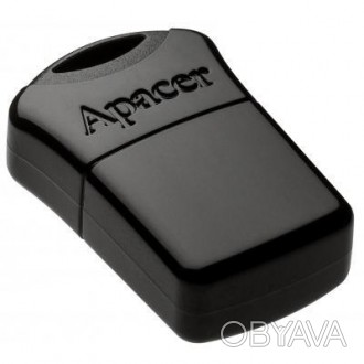 USB 2.0 Apacer AH116 black має габарити монетки. 
Доступний в різних кольорах.
В. . фото 1