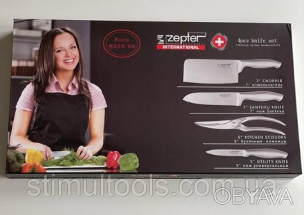 Наличие и цвет уточняйте у менеджера!
Описание:
Набор кухонных ножей от Zepter
Н. . фото 1