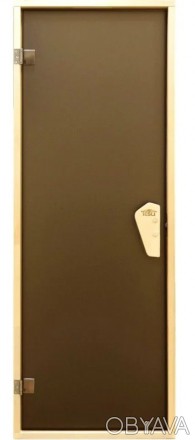 Стеклянная дверь для бани и сауны Tesli Sateen RS 700х1800 мм закаленное стекло . . фото 1