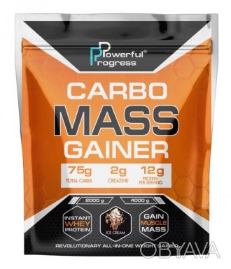  Сarbo Mass Gainer от бренда Powerful Progress высокоэффективный гейнер с высоки. . фото 1