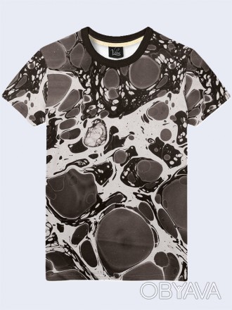 Замечательная футболка Abstract spots с прикольным рисунком. Материал: 100% поли. . фото 1