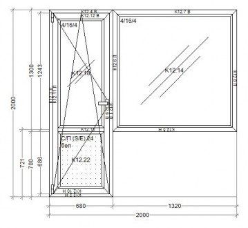 Балконний блок - це балконні двері з вікном, що монтуються в одну конструкцію і . . фото 3
