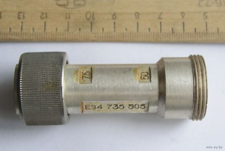 Разъёмы CP-50 под высокочастотный коаксиальный кабель РК50 .

Вилка кабельная . . фото 5