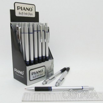  Товар на сайте >>>Ручка масло автомат. "Piano" " " син Складская поставка 1‒7 р. . фото 1