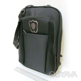  Рюкзак-сумка для ноутбука орг 38*30*5см, черн. Складская поставка 1‒7 рабочих д. . фото 1