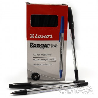  Товар на сайте >>>Ручка шариковая "Luxor" "Ranger" 0,8мм черн. Складская постав. . фото 1