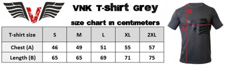 Футболка VNK Grey
Комфортна, стильна і практична футболка VNK Grey виконана з 10. . фото 10
