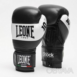 Боксерські рукавички Leone Shock Black Боксерські рукавички Leone Shock Black - . . фото 1