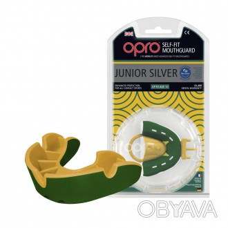 Капа OPRO Junior Silver Green/Gold (art.002190003)
OPRO – це Великобританський б. . фото 1