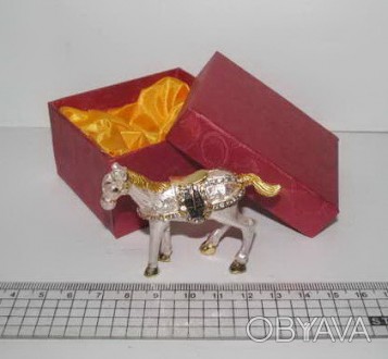  Товар на сайте >>>Сувенир керам фигурка "Horse" в коробке Складская поставка 1‒. . фото 1