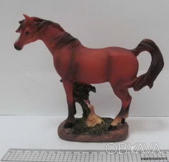  Товар на сайте >>>Сувенир керам фигурка "Лошадь гнедая стоящая" Складская поста. . фото 1
