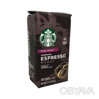 Кофе в зернах Starbucks ESPRESSO Dark Espresso roast обладает насыщенным и глубо. . фото 1