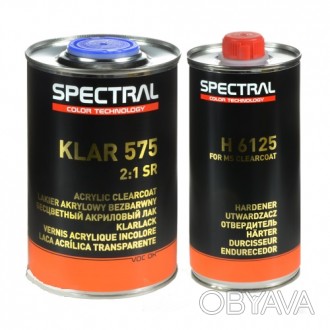 
Безбарвний лак Novol SPECTRAL KLAR 575 2:1 (1,0 л + 0,5 л затв. H 6125) комплек. . фото 1