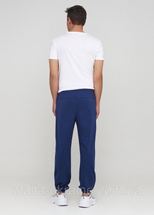 Мужские спортивные штаны Мальта 18М306-13 синие. Демисезонные мужские брюки своб. . фото 4