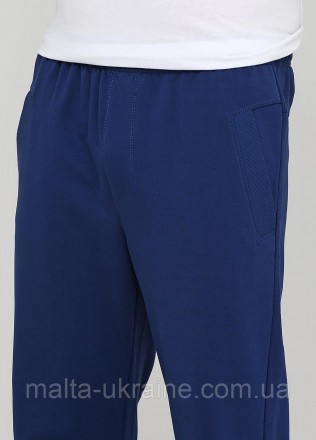 Мужские спортивные штаны Мальта 18М306-13 синие. Демисезонные мужские брюки своб. . фото 5