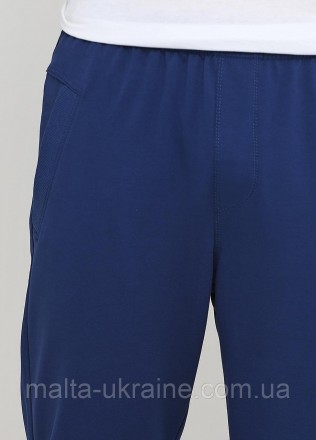 Мужские спортивные штаны Мальта 18М306-13 синие. Демисезонные мужские брюки своб. . фото 3