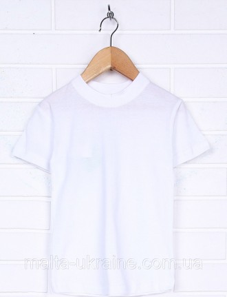 Представляем вам белую однотонную футболку от компании Мальта – идеальный выбор . . фото 2