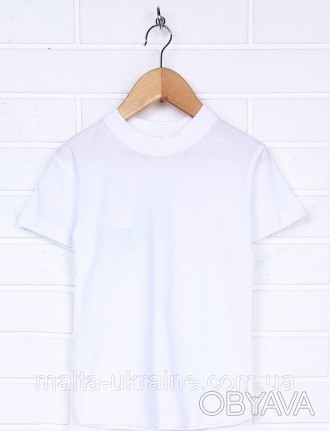 Представляем вам белую однотонную футболку от компании Мальта – идеальный выбор . . фото 1