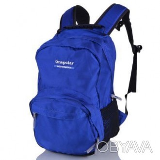  Фірмовий міський рюкзак Onepolar M1565 Blue 20 літрів універсальний міський рюк. . фото 1