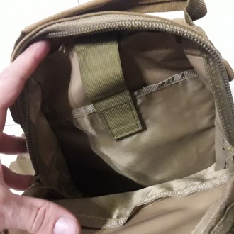 Армейский небольшой рюкзак на одно плечо Silver Knight. Размеры 46*19*15 см. В н. . фото 5