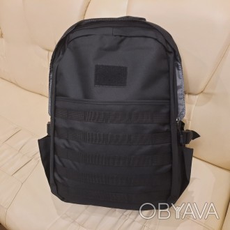  Черный тактический рюкзак для военных, туристов, рыбаков или просто активных лю. . фото 1