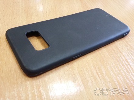 Силіконовий чорний чохол для Samsung S8. . фото 1