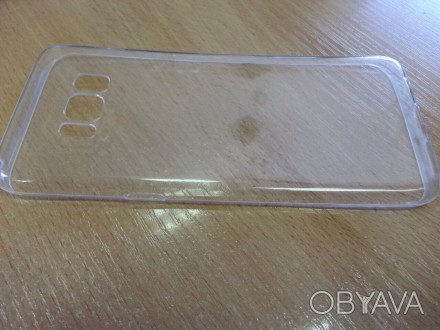 Ультратонкий і кришталево прозорий силіконовий чохол (0.3 мм) для Samsung. М'яки. . фото 1