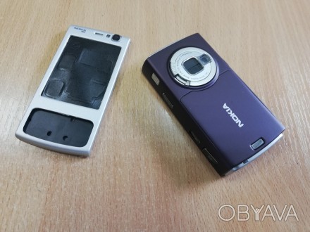 Корпус для Nokia N95 Кат. Extra (полная комплектация со средней частью,торцевыми. . фото 1