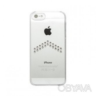 Защитная накладка iphone 5/5s.WHITE DIAMONDS. Прозрачная,с имитацией камней Swar. . фото 1